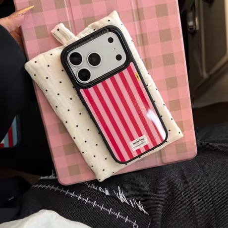 S75688 カラフルストライプiPhoneケース