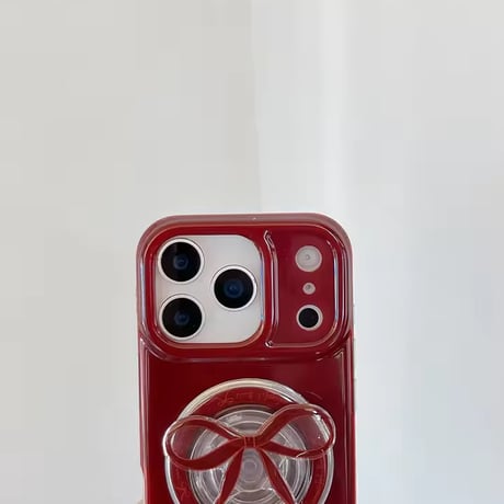 K22998 リボングリップ付き MagSafe対応 iPhoneケース