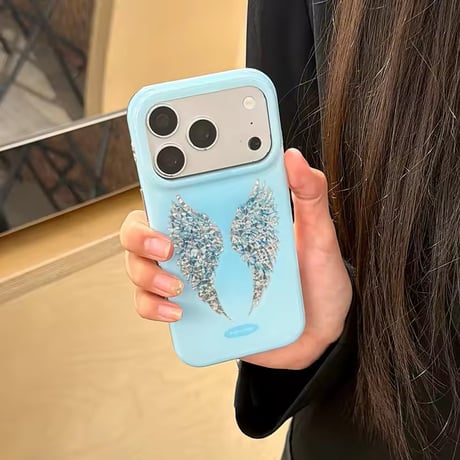 S75675 エンジェルウィンググリッター iPhoneケース
