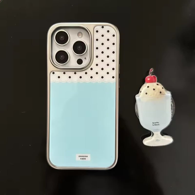 K22907 クリームソーダサンデー iPhoneケース | nanomita