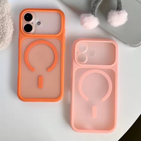 L62413 カラーフレームMagSafe対応 iPhoneケース
