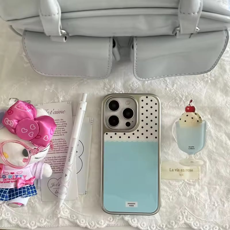 K22907 クリームソーダサンデー iPhoneケース | nanomita