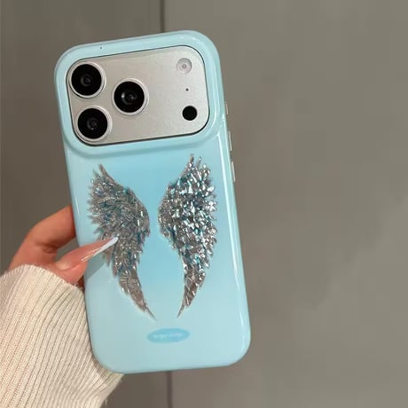 S75675 エンジェルウィンググリッター iPhoneケース