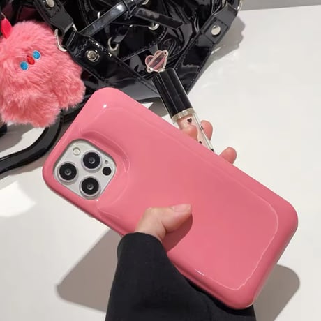 S74237 つるんとグロッシーカラー iPhoneケース