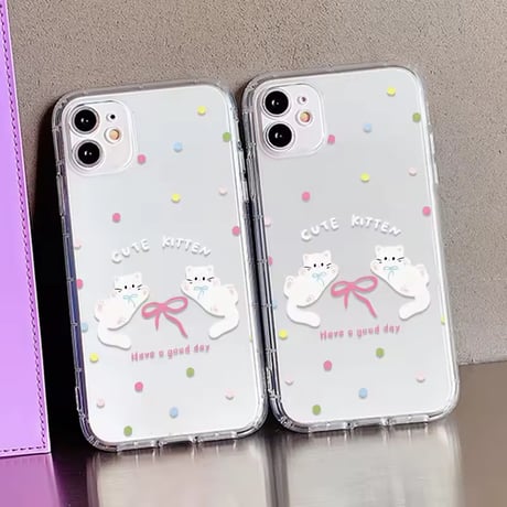L62373 ゆるねこアート iPhoneケース