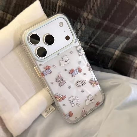 L62465 ゆるアニマルクリアiPhoneケース