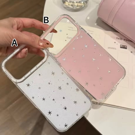 S75458 スタードットデザインiPhoneケース