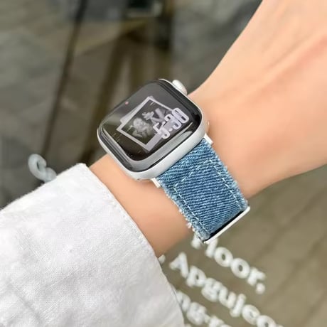 N00209 デニムライク Apple Watchベルト