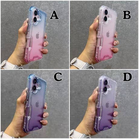 L62067 グラデクリアガード iPhoneケース