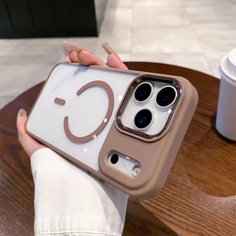 L62321 MagSafe対応 カラーフレームクリアiPhoneケース | nanomita