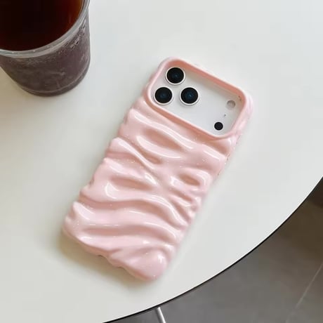 S75325 ウェーブ立体グロッシー iPhoneケース