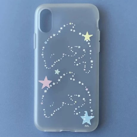 L62186 きらめく星とイルカのiPhoneケース