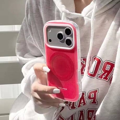 S75707 マカロンカラー マグネット対応 iPhoneケース