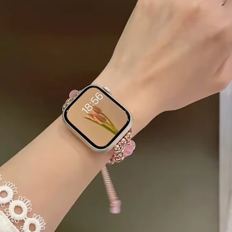 N00210 ジュエルビーズ Apple Watchブレスレットバンド