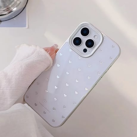 S74674 ぷちハートのシンプルiPhoneケース