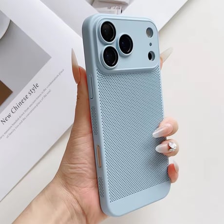 S75089 さらっとメッシュのシンプルiPhoneケース