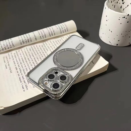 L62035 ジュエルフレーム MagSafe iPhoneケース