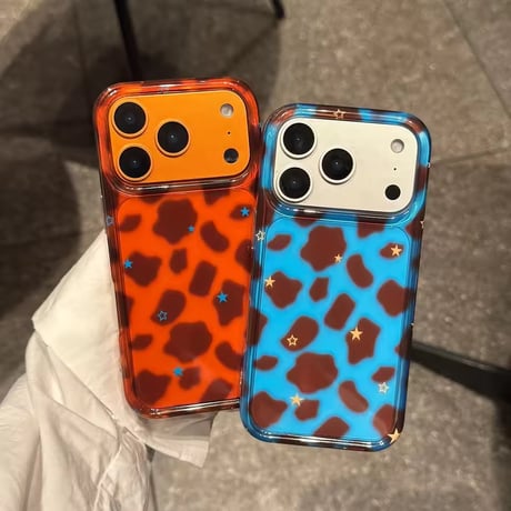 S75258 カラーレオパード iPhoneケース
