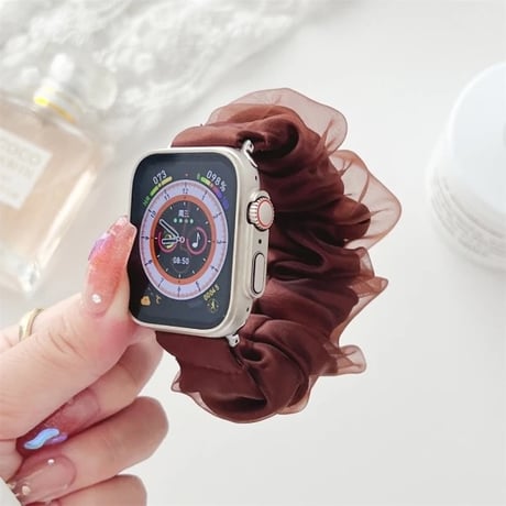 N00170 くしゅっとシュシュApple Watchバンド