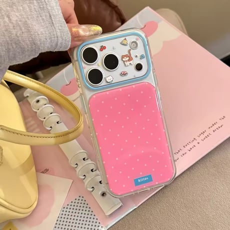 S75689 わんにゃんドットiPhoneケース