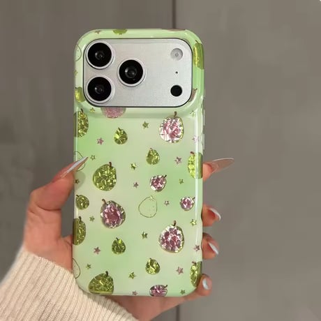 S75666 きらめくフルーツドット iPhoneケース