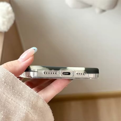 S75093 ゆるカウ COWパターン iPhoneケース