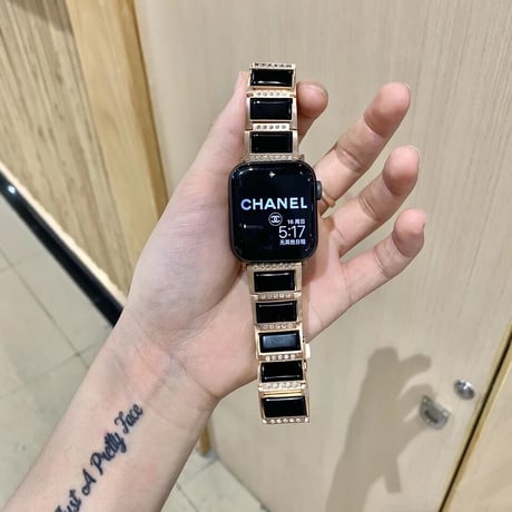N00003 ストーンタイル × メタルリンク Apple Watchベルト