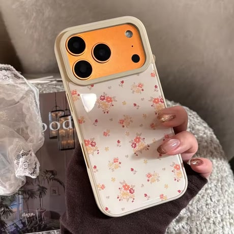 S75397 アンティークフラワー ミニブーケiPhoneケース