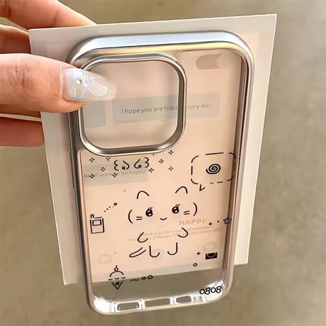 L62358 ゆるキャラ落書きクリアケース