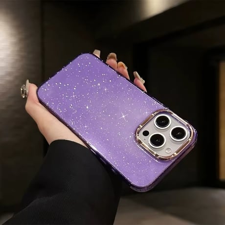 L62113 スターダストグリッターiPhoneケース