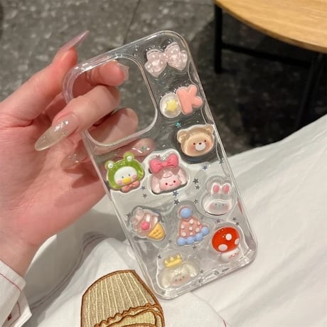 L62271 ゆるキャラぷくぷくiPhoneケース