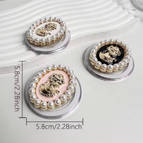 P0373 パールカメオ MagSafe対応スマホグリップ