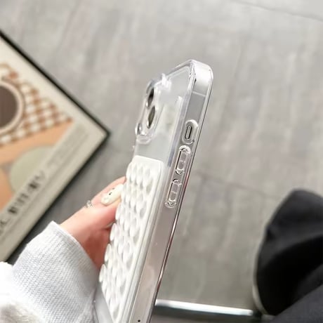 S75367 スクエア吸着パネル クリアiPhoneケース