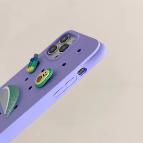 S74835 フルーツぽこぽこ立体iPhoneケース