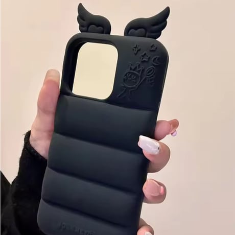 S74699 Angel Wing Puffy iPhoneCase