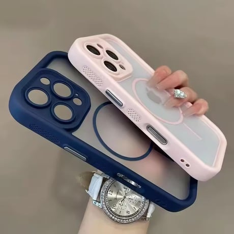 L62286 フレームカラーMagSafe対応iPhoneケース