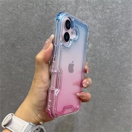 L62067 グラデクリアガード iPhoneケース