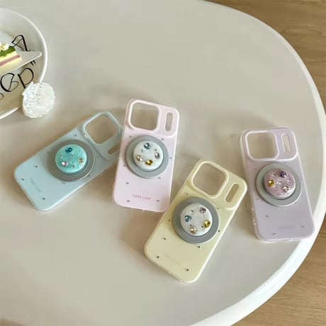 K23091 ジュエルビジューグリップiPhoneケース