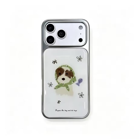 S75700 おさんぽわんちゃんiPhoneケース