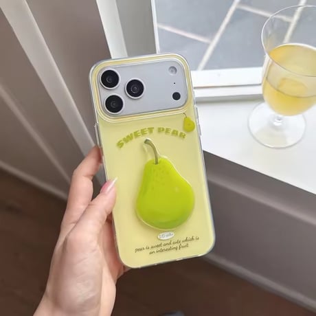 S75655 ぷっくりフルーツモチーフ iPhoneケース