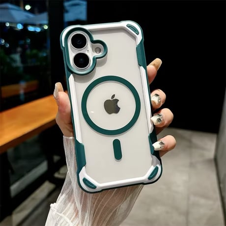L62096 エッジカラーバンパー MagSafe対応 iPhoneケース