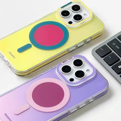 S75030 ポップグラデーション MagSafe対応 iPhoneケース
