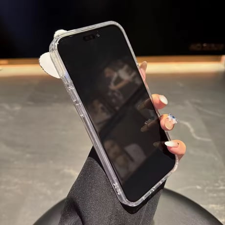 S75508 ビジューリボンiPhoneケース