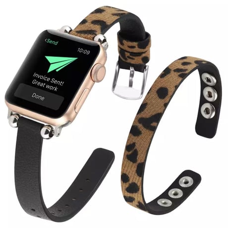 N00041 パターンレザーループ Apple Watchバンド