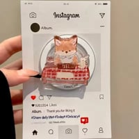 P0384 おっとりきつねのティータイム MagSafeグリップ