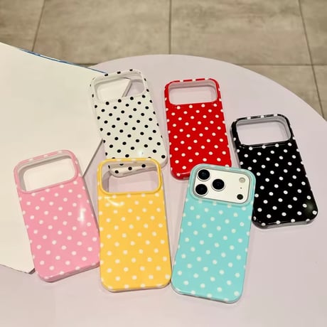 S75294 カラードット iPhoneケース