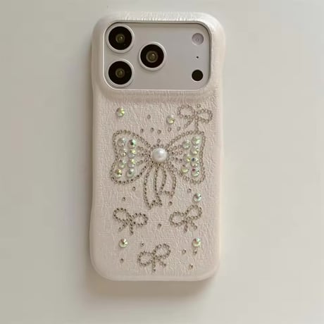 S75418 ジュエルリボンiPhoneケース