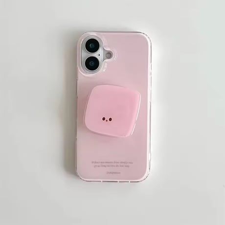 K23073 ゆるフェイスグリップ付きiPhoneケース