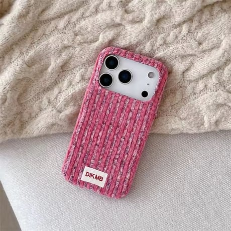 S75233 ツイードニット iPhoneケース