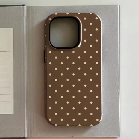 S75225 レトロドット＆パターン iPhoneケース